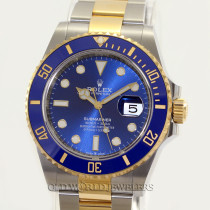 Rolex Submariner Ref 126613LB Steel 18K Gold Blue Dial